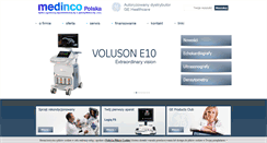 Desktop Screenshot of medinco.pl